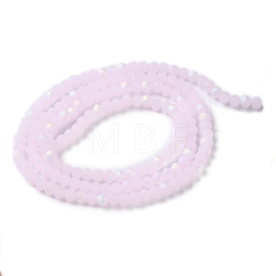 Imitation Jade Glass Beads Strands EGLA-A034-J2mm-MB02-1