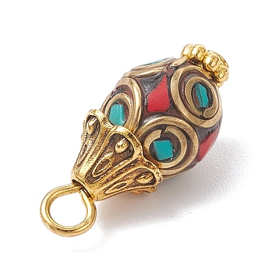 Handmade Indonesia Pendants PALLOY-JF04541-1