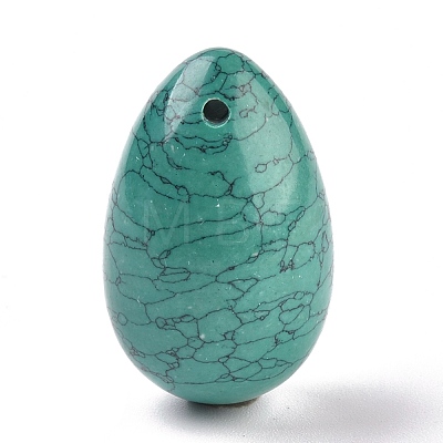 Synthetic Turquoise Pendants G-P438-D-06-1