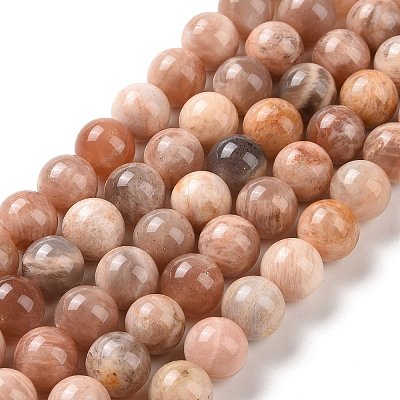 Round Natural Multi-Moonstone Beads Strands X1-G-I176-09-8mm-1