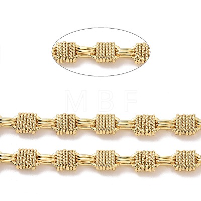 Brass Oval & Rectangle Link Chains CHC-K013-13G-1