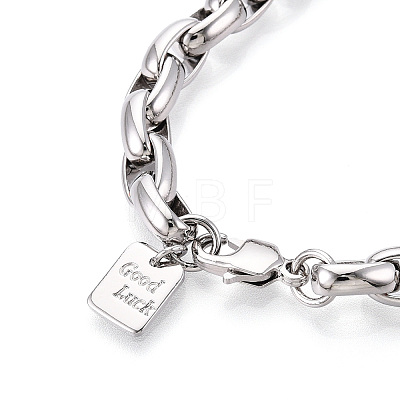 Brass Chain Bracelets BJEW-N032-05P-1