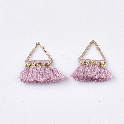 Polycotton(Polyester Cotton) Tassel Charms Decorations FIND-S302-10B-1