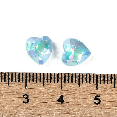 Pointed Back Glass Rhinestone Cabochons GGLA-S003-02B-1