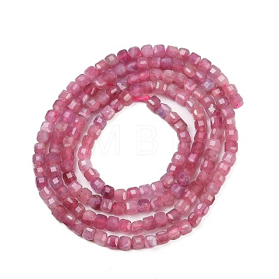 Natural Pink Tourmaline Beads Strands G-H266-10-1