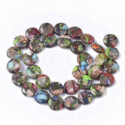 Synthetic Imperial Jasper Beads Strands G-S366-019-1