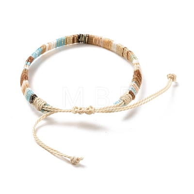 Cotton Ethnic Tribal Braided Bracelet BJEW-A099-02-1