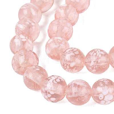 Handmade Lampwork Beads Strands LAMP-N037-07J-1
