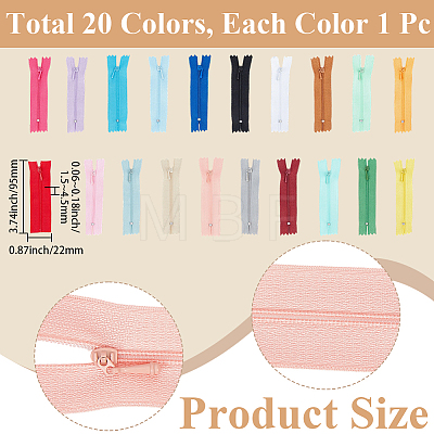 20Pcs 20 Colors Doll Garment Accessories FIND-CY0002-17-1