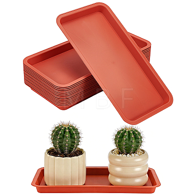 Plastic Planters Tray AJEW-WH0643-057-1