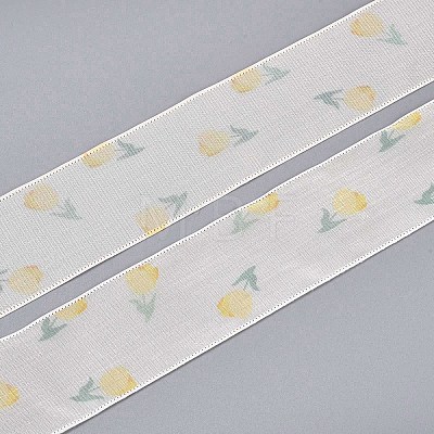 Single Face Printed Polyester Satin Ribbon SRIB-T009-05D-1