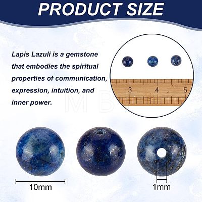 Olycraft Natural Lapis Lazuli Beads Strands G-OC0001-76-1