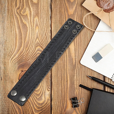 Cowhide Cord Bracelets BJEW-WH20003-12A-02-1