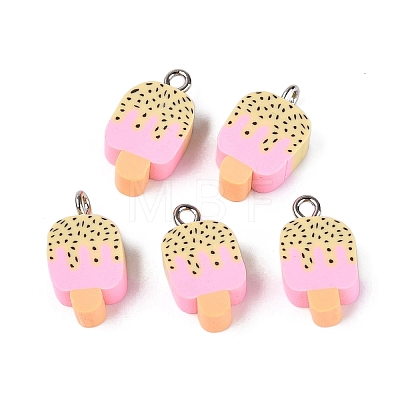 Handmade Polymer Clay Pendants CLAY-Q253-07P-05-1