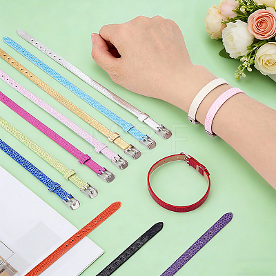 26Pcs 13 Colors Imitation Leather Cord Bracelets BJEW-PH0004-75-1