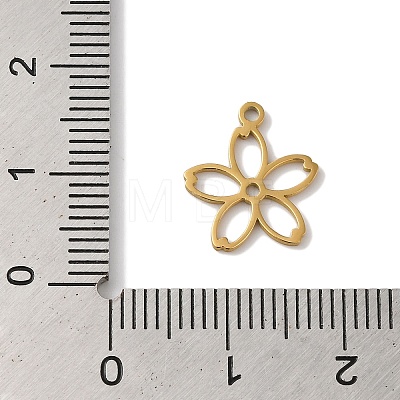 304 Stainless Steel Charms STAS-U010-01G-1