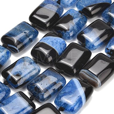 Natural Agate Beads Strands GG-L001-M01-01A-1