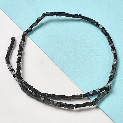 Natural Black Onyx(Dyed & Heated) Beads Strands G-B064-A25-1