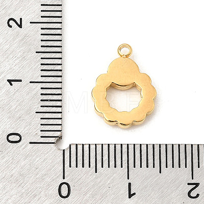 Natural Paua Shell Ring Charms LS-STAS-P431-16G-1