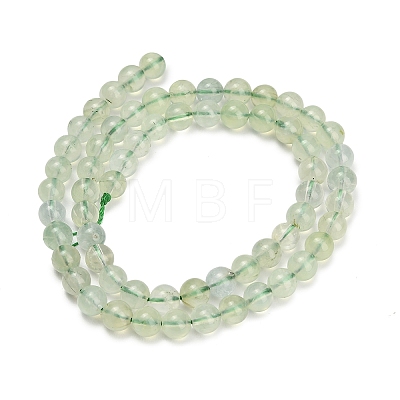 Natural Prehnite Beads Strands GG-CBA6F9F-6mm-1