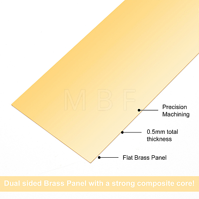 Brass Panel KK-BC0001-14A-1