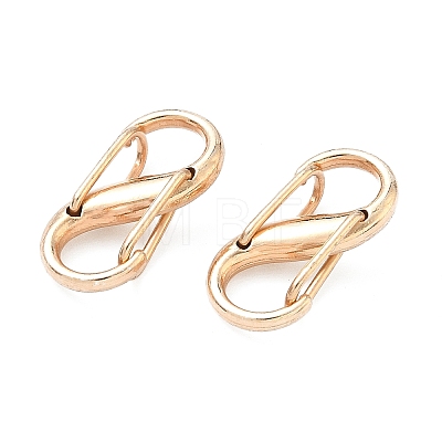 Alloy Double S Snap Hook Spring Keychain Clasps FIND-C084-01KCG-1