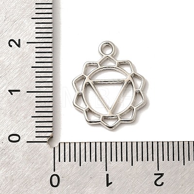 Chakra Alloy Pendants FIND-H015-12P-1