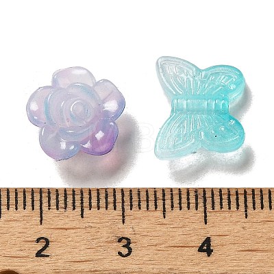 Imitation Jelly Acrylic Beads OACR-H039-02B-1