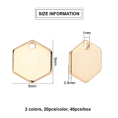 2 Colors Brass Charms KK-BC0001-62-1