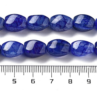 Natural Dragon Veins Agate Beads Strands G-G172-01Q-1