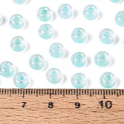 FGB Inside Colours Transparent Glass Seed Beads SEED-T009-01C-1