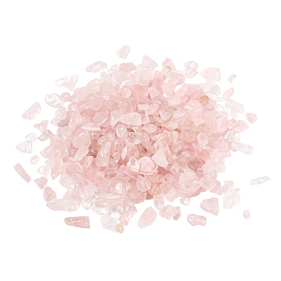 Natural Rose Quartz Chip Beads G-FS0001-18-1