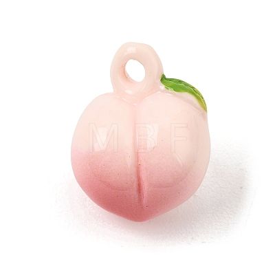 Opaque Resin Imitation Fruit Pendants RE-CBAE54B-02C-1