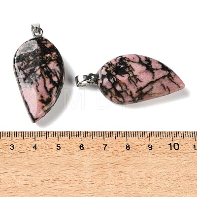 Natural Rhodonite Pendants GG-CBACB71-05P-06-1