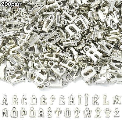 200Pcs Electroplated Plastic Charms KY-YW0002-35S-1