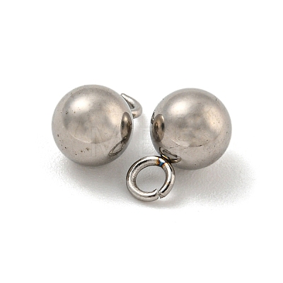 201 Stainless Steel Charms STAS-O004-09C-P-1