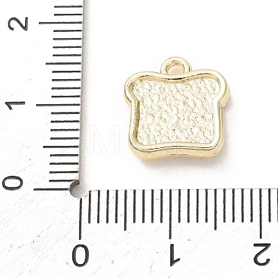 Brass Enamel Pendants RB-CBA260B-11G-1