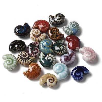 Handmade Porcelain Beads PORC-L080-F-1