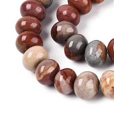 Natural Ocean Jasper Beads Strands G-T144-53A-01-1
