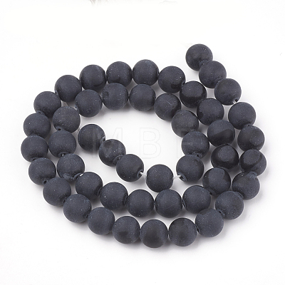 Natural Obsidian Beads Strands G-T106-002A-1