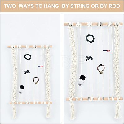 Cotton Hanging Wall Decorations HJEW-WH0014-66-1