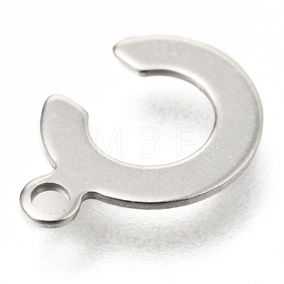 Non-Tarnish 201 Stainless Steel Charms STAS-C021-06P-C-1