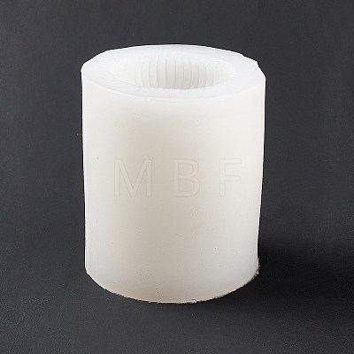 DIY Grooved Striped Pillar Candle Silicone Molds SIMO-P001-01D-1