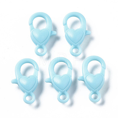 Opaque Acrylic Lobster Claw Clasps SACR-T358-06-1