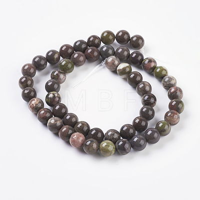 Natural Gemstone Beads Strands G-D062-8mm-1-1