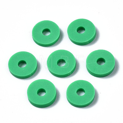 Handmade Polymer Clay Beads CLAY-R067-6.0mm-B06-1