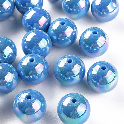 Opaque Acrylic Beads X-MACR-S370-D20mm-9-1