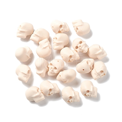 Halloween Silicone Focal Beads FIND-PW0005-01B-1