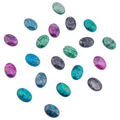 Natural Mixed Gemstone Cabochons G-PH0001-13-1