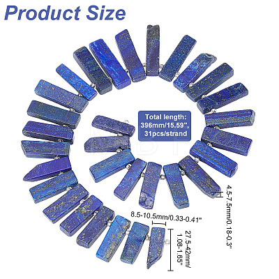 1 Strand Natural Lapis Lazuli Beads Strands G-AR0005-29-1